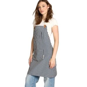 NWT Business & Pleasure Co. Lauren's Navy Stripe Apron